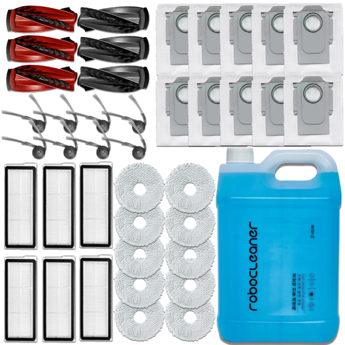 호환 로보락 Q Revo EdgeC 소모품 세제, 1년세트, 1개