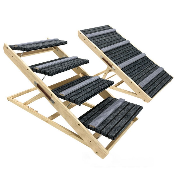 letsgopet 논슬립 강아지계단 급반등 계단 강아지계단3단 높이조절, 1개