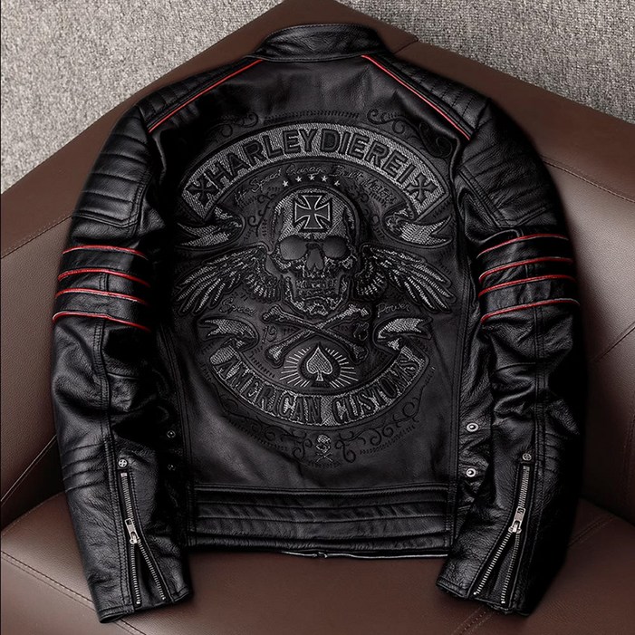 라이더 자켓 가죽 남성 빅사이즈 점퍼 재킷 인디언 할리 바이크 오토바이 라이딩 봄 가을