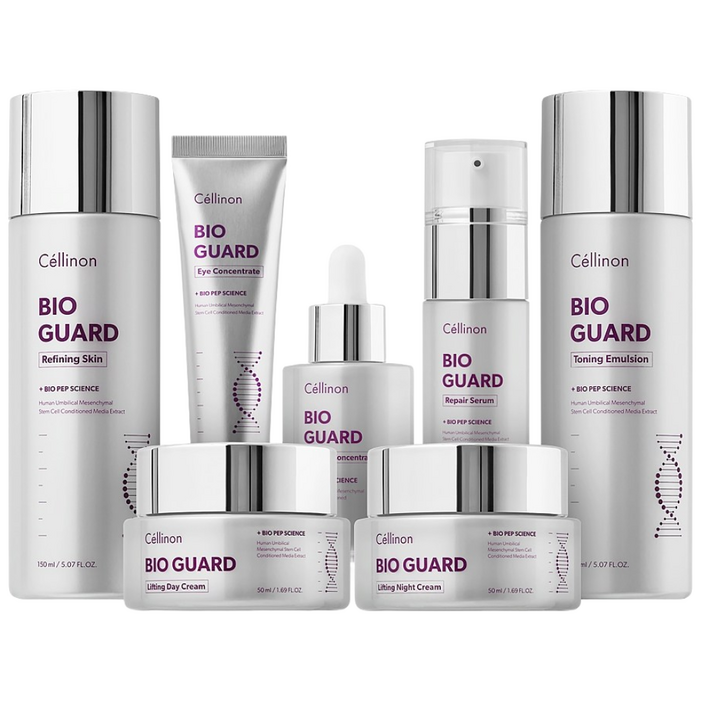 셀트리온 셀린온 바이오가드 리프팅 스킨케어 7종 기초화장품세트 쇼핑백포함 / 흡수력, 피부탄력, 피부결정돈, 유수분밸런스조절, 안티에이징