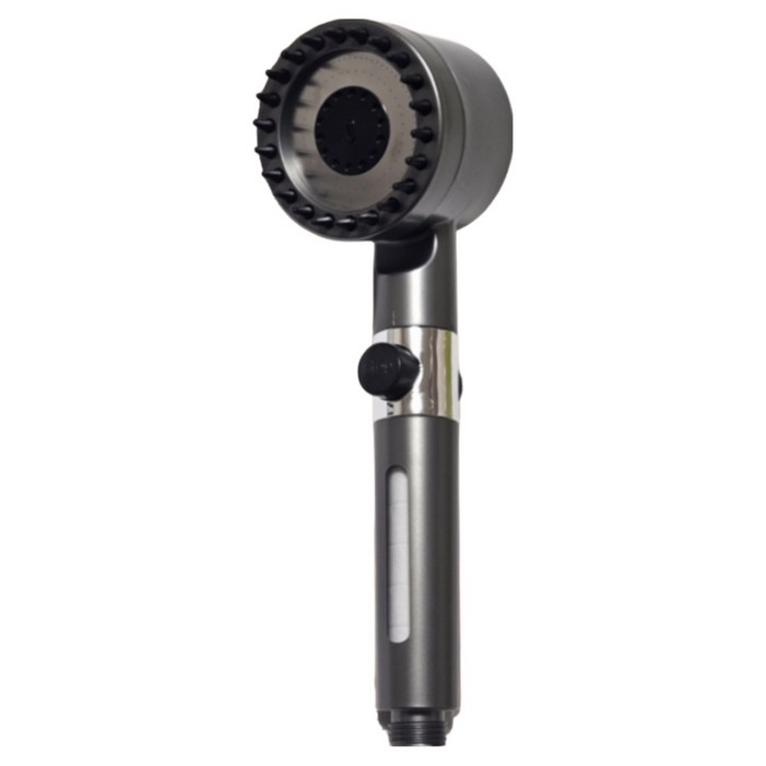 플루비엘 수압상승 3단 필터 샤워기 헤드, 그레이, 3개