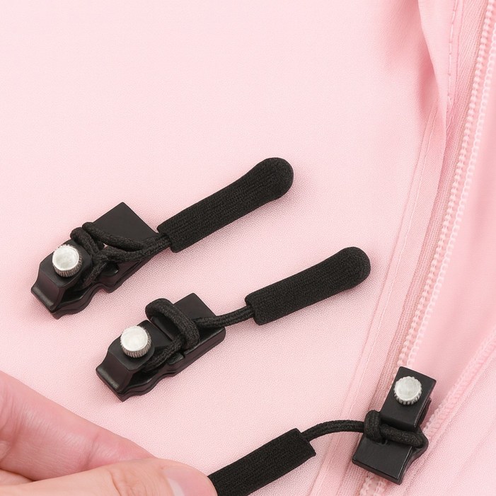 만능 지퍼 수선 자크헤드 교체 수리 고리, 자크헤드 소중대 6개, 1개