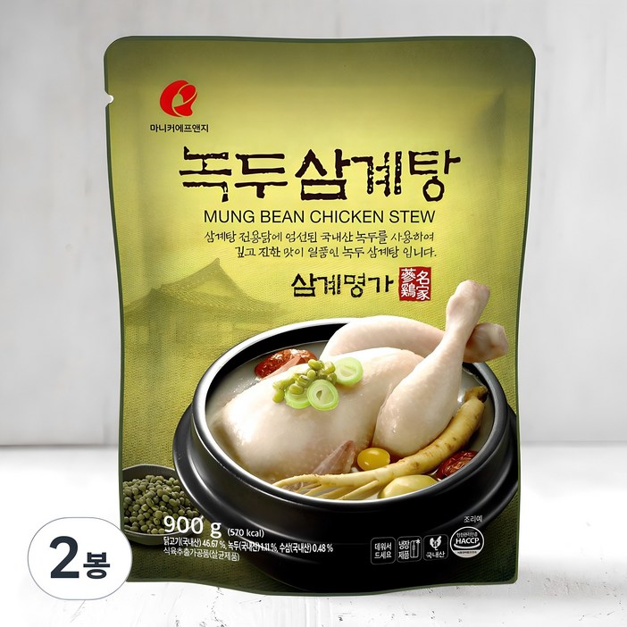 마니커에프앤지 녹두 삼계탕 냉장 마니커에프앤지 녹두 삼계탕 냉장