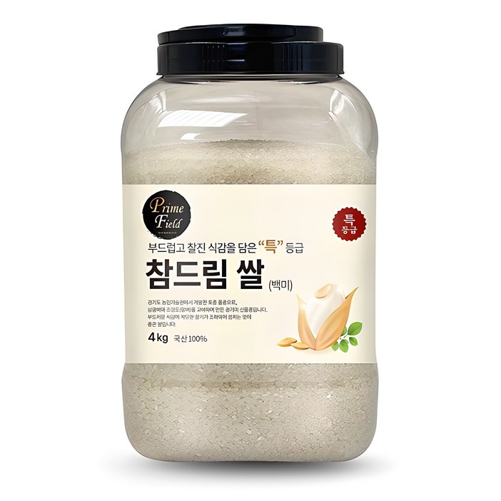 Prime Field 경기 참드림 백미 특등급, 4kg, 1개 Prime Field 경기 참드림 백미 특등급, 4kg, 1개