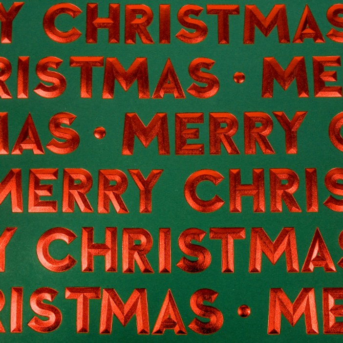 좋은기븐 금박포장지 Xmas, 그린, 1개