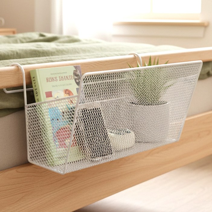 마메 걸이형 침대 수납바구니
