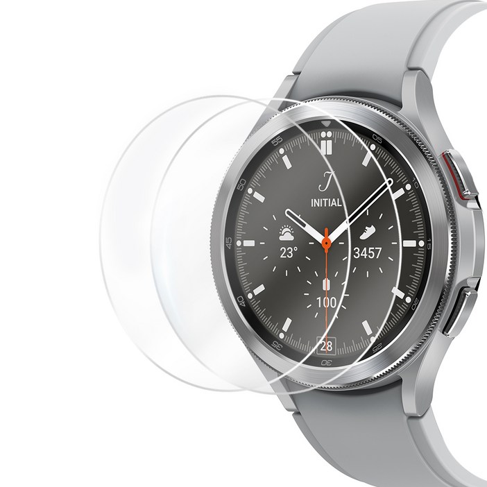 아이몰 갤럭시워치 풀커버 강화유리 고강도 액정보호필름 2매