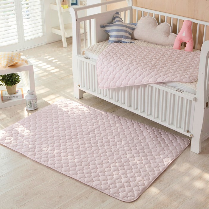 쁘리엘르 디유 순면 유아 누비 방수 패드