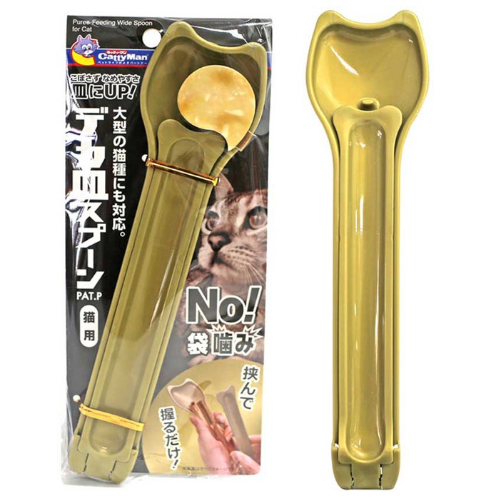 캐티맨 반려동물 츄르짜요 빅사이즈 스푼, 단일색상, 1개