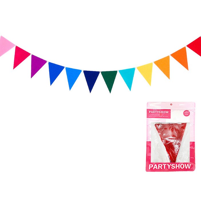 파티쇼 펠트삼각파티 가랜드