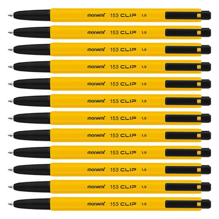 모나미 153 클립 볼펜 1.0mm