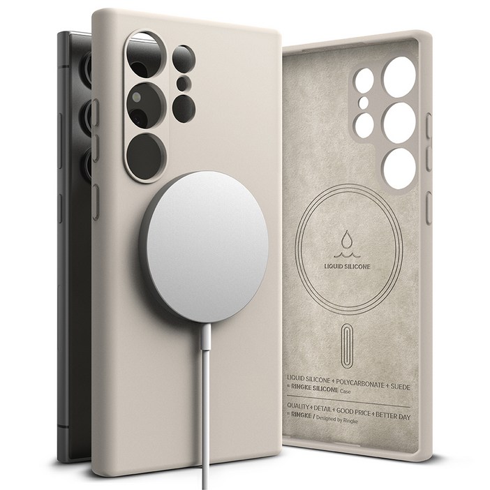 링케 실리콘 맥세이프 마그네틱 휴대폰 케이스