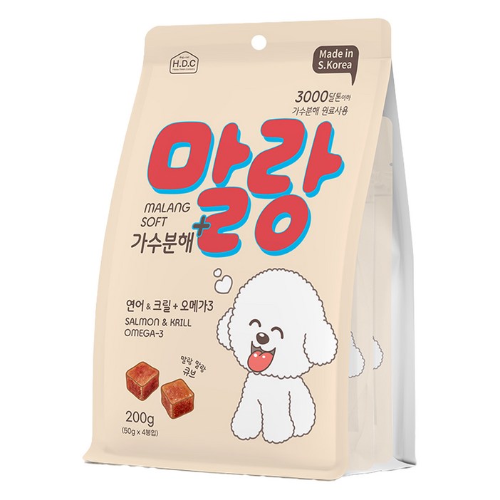 강아지 말랑소프트 가수분해 오메가3 간식 4p