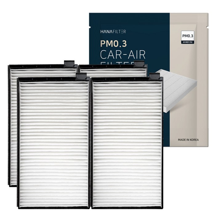 하나필터 PM0.3 그랜드 스타렉스 에어컨 필터, 2개, 단일상품 하나필터 PM0.3 그랜드 스타렉스 에어컨 필터, 2개, 단일상품