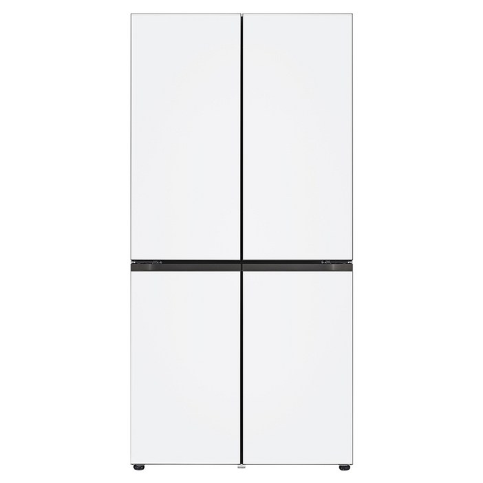 색상선택형 LG전자 디오스 오브제컬렉션 613L 상냉장 하냉동 메탈 4도어 냉장고 Fit  Max 방문설치