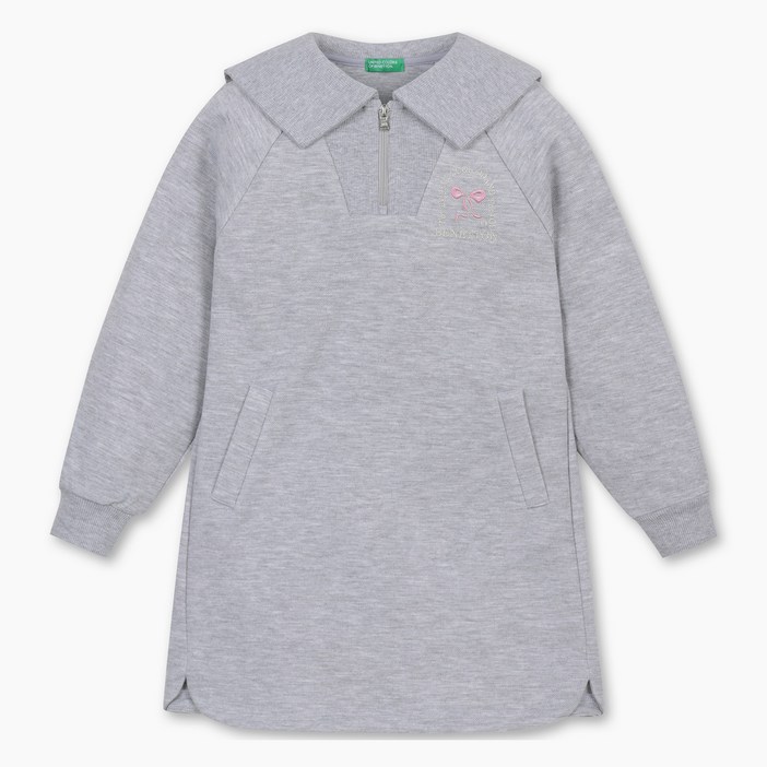 베네통키즈 아동용 양면 피케 원피스 QAOP01441MG