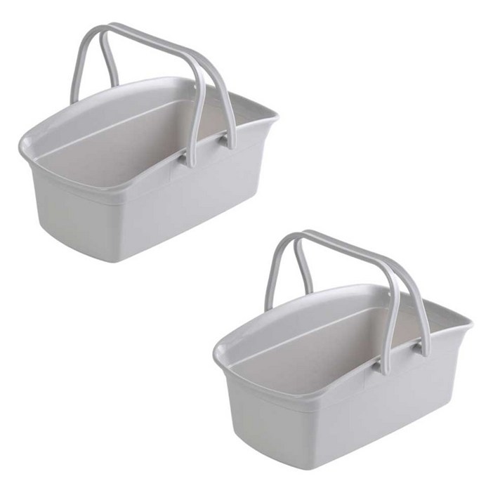 팬톤홈퍼니싱 국내산 물빠짐 좋은 다용도 목욕 바구니 2p