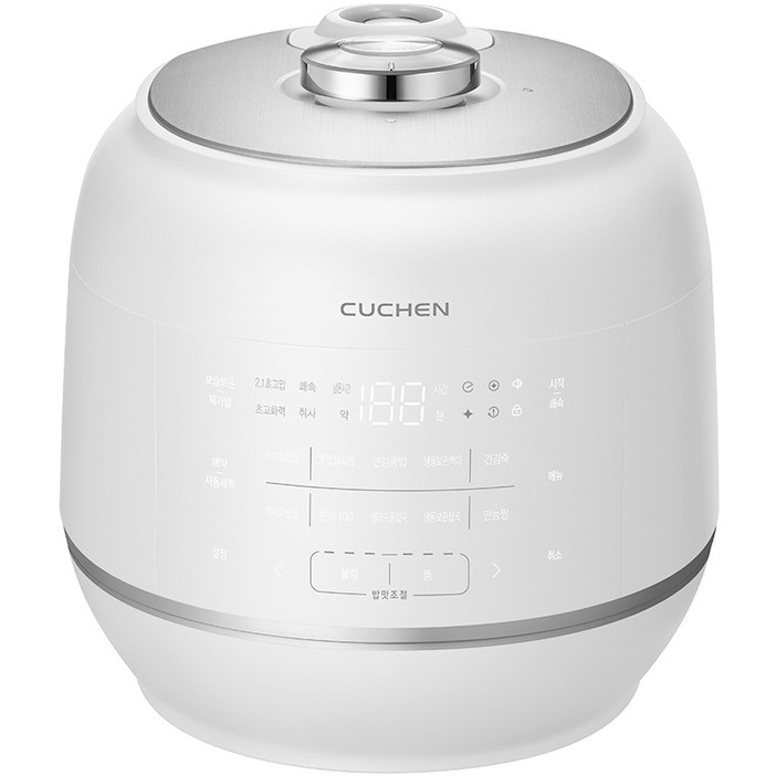쿠첸 2.1기압 121 IH 전기압력밥솥 10인용, CRTRPK1070W, Nature White