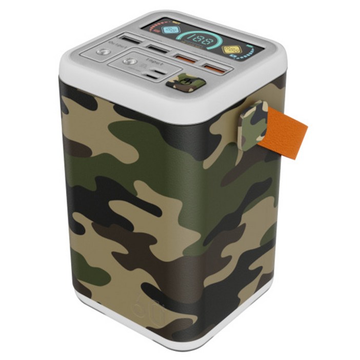 라플루 차박 캠핑용 고속충전 대용량 보조배터리 60000mAh 멀티단자, YT2030, 카모플라쥬