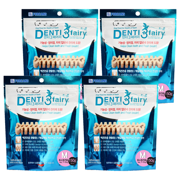 포켄스덴티페어리 반려견 덴탈껌 M 중소형견용
