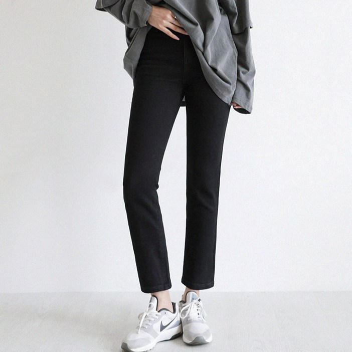 앤드스타일 여성용 숏롱 기장 딱맞진17탄 3D입체 인밴딩 스판 일자 팬츠 264765