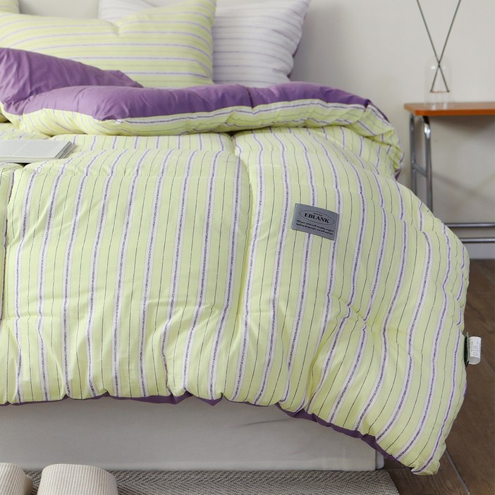 이블랑 국내 제조 채플린 60수 순면 차렵이불 믹스