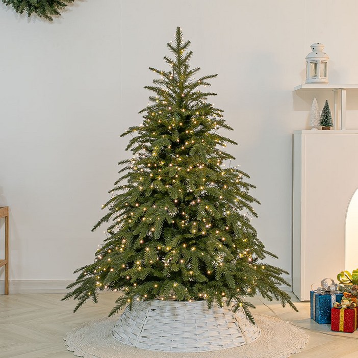 플라워트리 크리스마스 캐롤라이나 트리 내추럴 드롭형, 그린