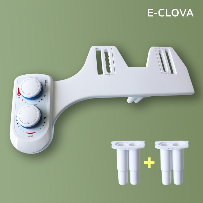 이크로바 [분리형 투노즐 1+1 행사] 기계식비데 무전원 냉온수 겸용 판넬형 수동비데 HB-1500, 고객직접설치, HB-1500