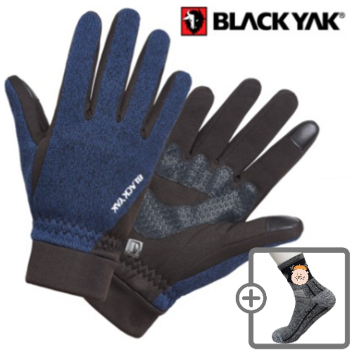 블랙야크 방한 장갑양말 증정 스마트폰 터치 가능,여성장갑 남성장갑