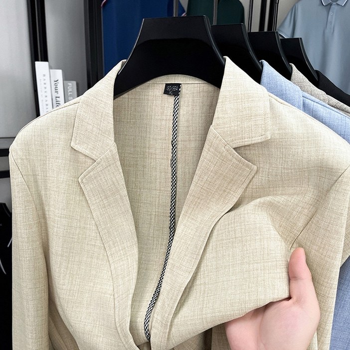 남성 여름 린넨 콤비자켓 블레이저 여름 마이 린넨 여름 콤비