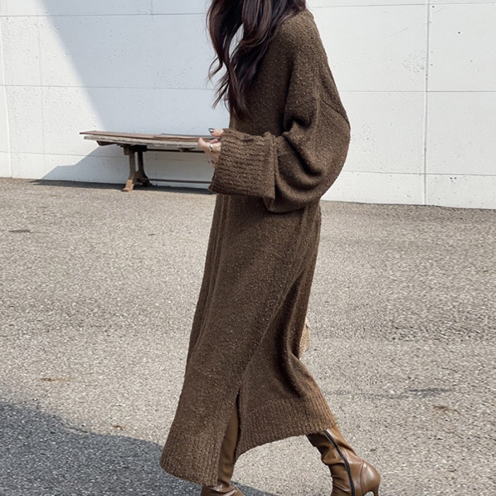 난닝구엔버코 부클브이넥롱원피스