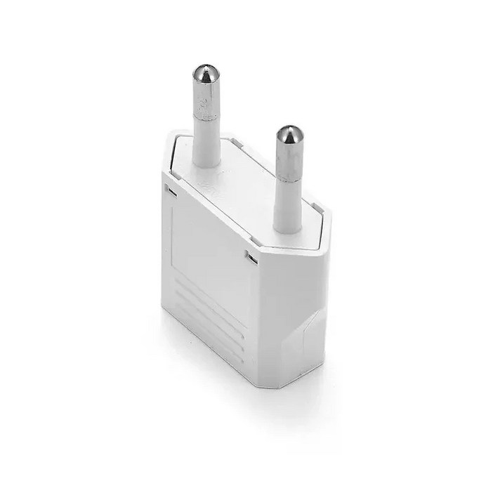 220V 한국 콘센트 변환 어댑터 유럽형 한국형, 5개, 4.8mm 화이트