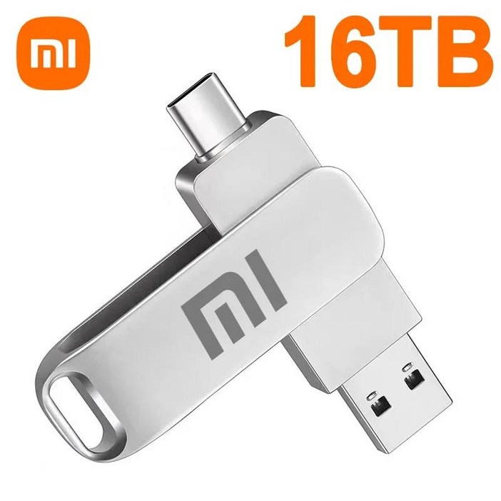 샤오미 호환 호환 호환 6TB USB TYPE C 2 IN USB 3.2 플래시 드라이브 메모리 8TB 6TB OTG PENDRIVE 4TB 고속 플래시 디스크 2TB 컴퓨터 노트