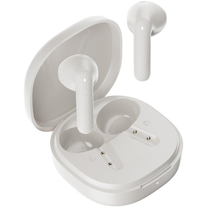 QCY AIR 블루투스 무선 이어폰 오픈형 T41, 크림화이트