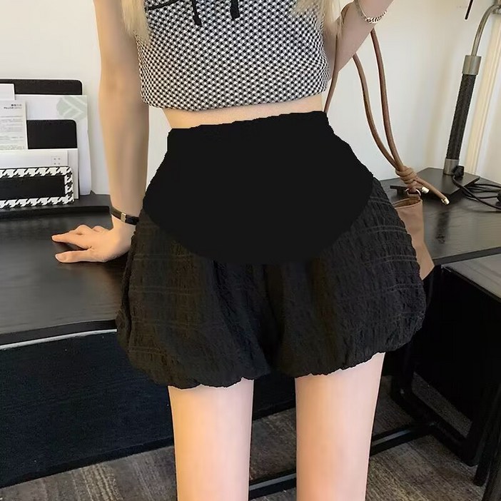 임산부 반바지 캐주얼 하이웨이스트 와이드 팬츠 루즈핏 여름 임부복 기질 임부 블루머 반바지 JZZN