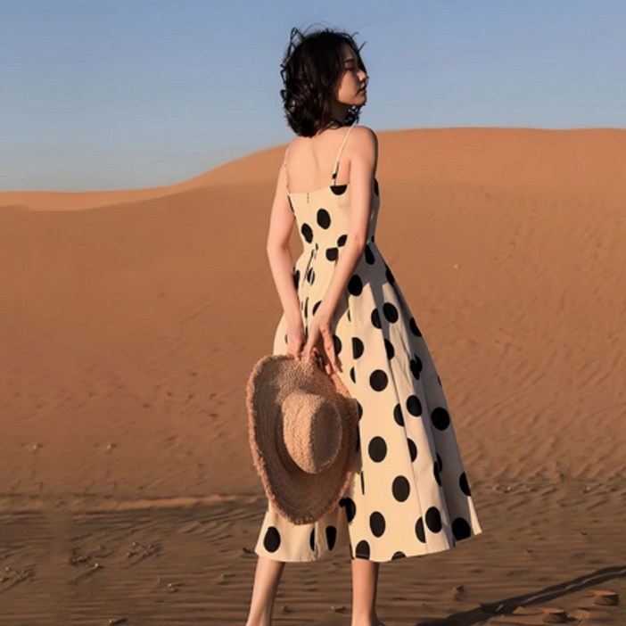 최저가퀄대박대량입고 끈나시 롱 원피스 여름 휴양지룩