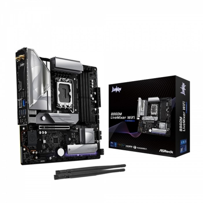 ASRock ASRock B860M LiveMixer WiFi 인텍앤컴퍼니, 단품