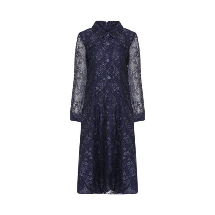 크로커다일 레이디레이스 원단의 핏앤플레어 원피스 CLDMOP106 684702