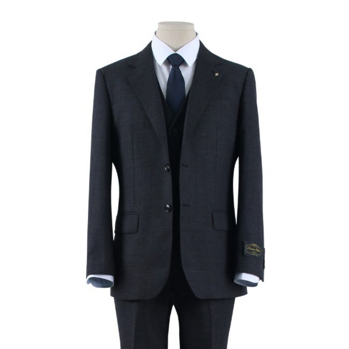 울 그레이 체크 프리미엄 정장세트 TSU415063