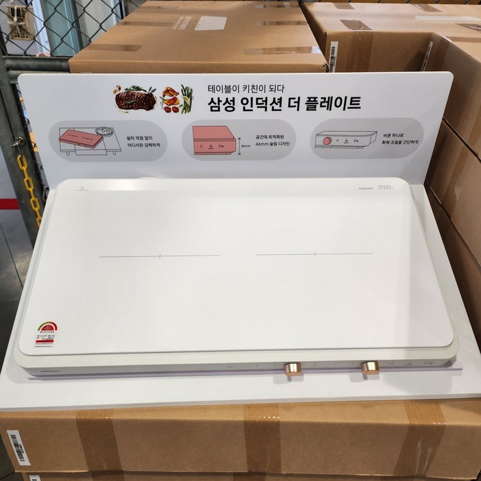삼성 더 플레이트 2구 인덕션 NZ62DG300CFW 화이트