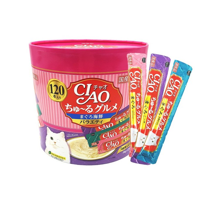 이나바 챠오 츄르 고양이 간식 120p