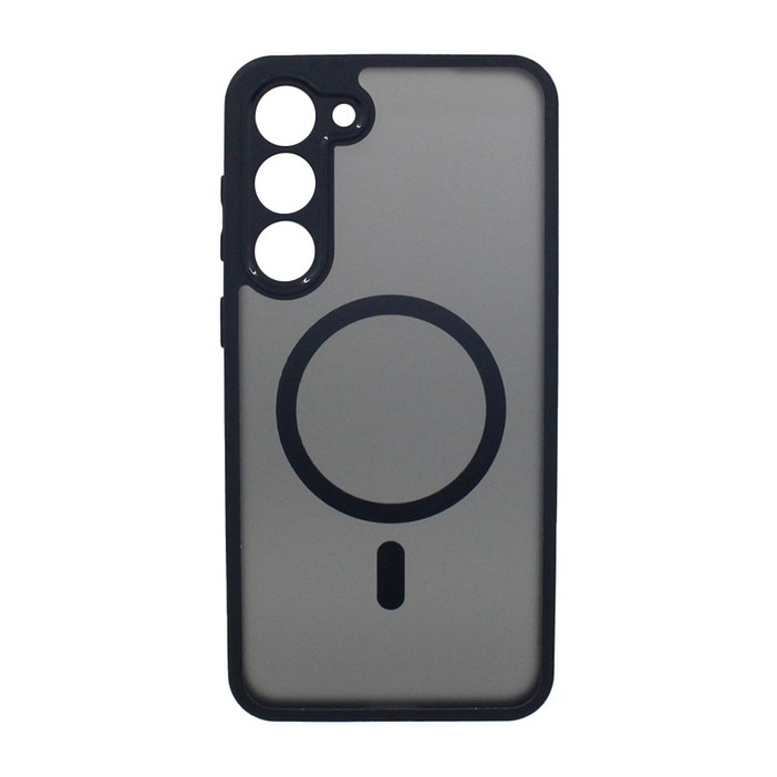 마그네틱 블랙 반투명 맥세이프 핸드폰케이스