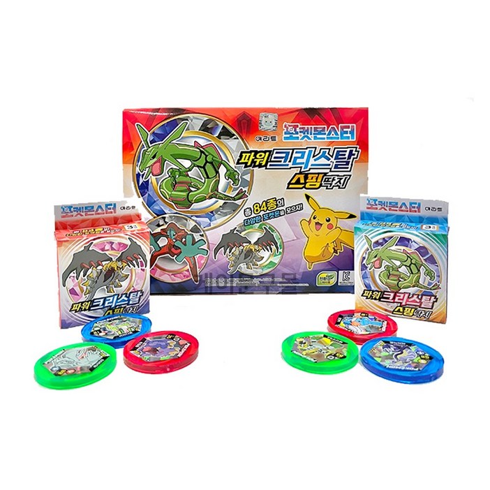 샤나토바 에리트 100 파워크리스탈스핑딱지, 포켓몬, 캐릭터, 1Box(18개입)