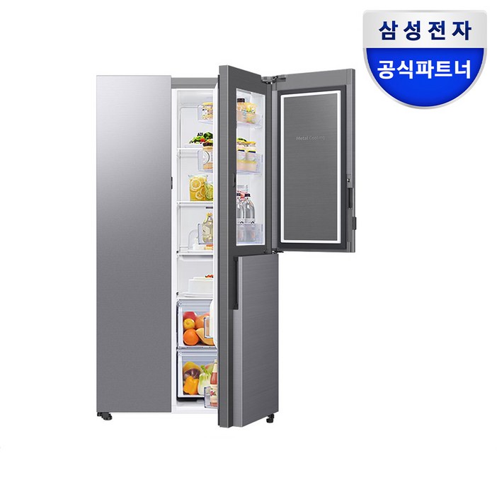 삼성전자 RS84DG5602M9 냉장고 AI절전 846리터 양문형 푸드쇼케이스 오토도어 삼성전자 RS84DG5602M9 냉장고 AI절전 846리터 양문형 푸드쇼케이스 오토도어