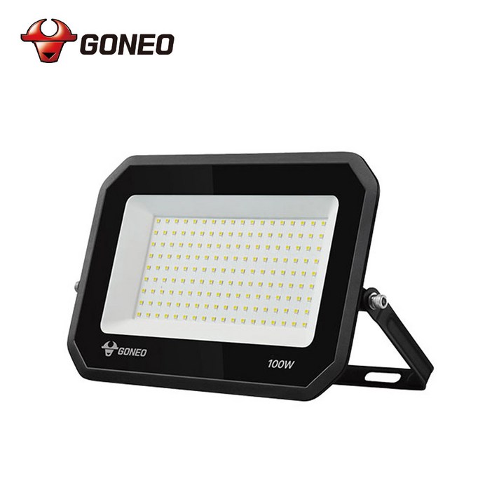 고네오 LED 투광등 100W 블랙바디 주광색