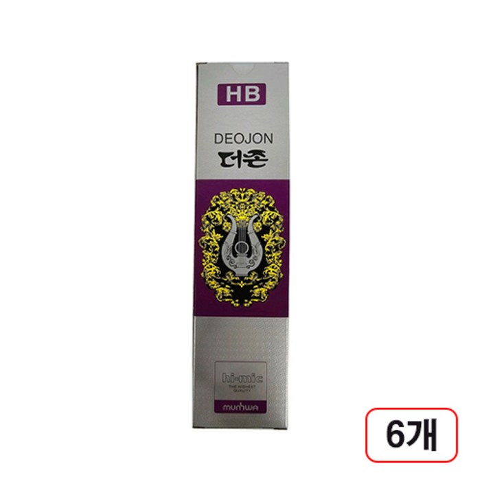 문화)더존연필(HB)-다스(12개입), 6다스