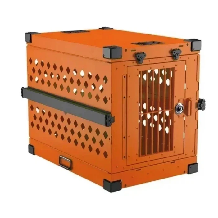 헤비 듀티 완전 접이식 개 상자 알루미늄 합금 중형 및 동물 자동차 캠핑 여행 IATA, 01 Contact Us for IATA