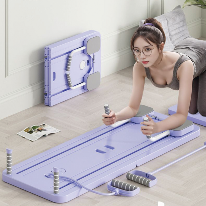 AORAN 접이식 AB슬라이드 복근운동기구 무소음 홈트, FLOpilates