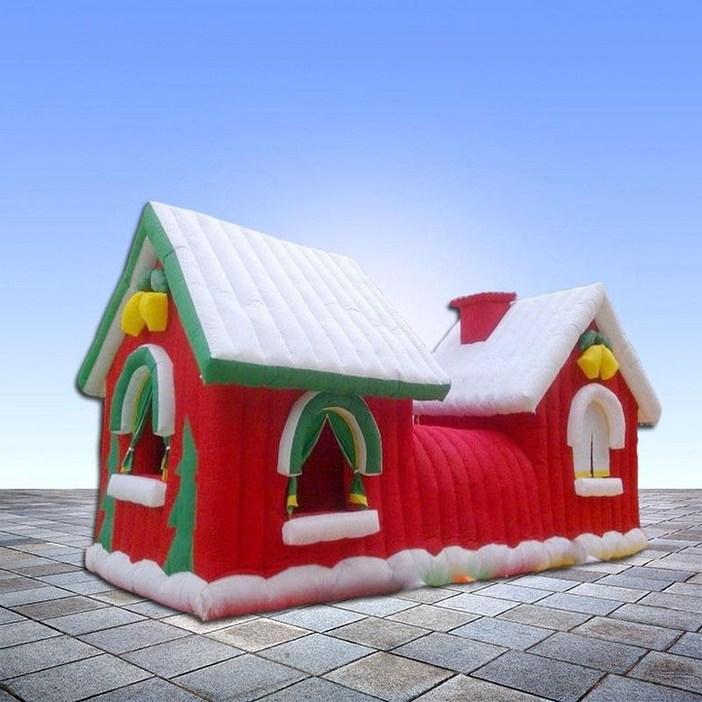 대형 산타 2m 풍선 최신형 벽타는산타 소품 건물 눈사람, 1개, 8m 산타 성