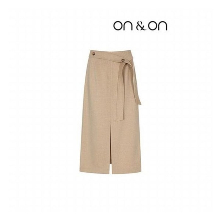 백화점판 온앤온 인기 벨티드 롱 스커트NW2336 원피스 하객룩 데이트룩